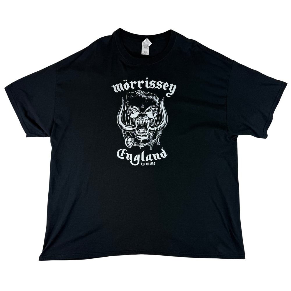 Gildan Morrissey Motorhead Mashup T-Shirt Mens 3XL Black England Is Mine Graphic